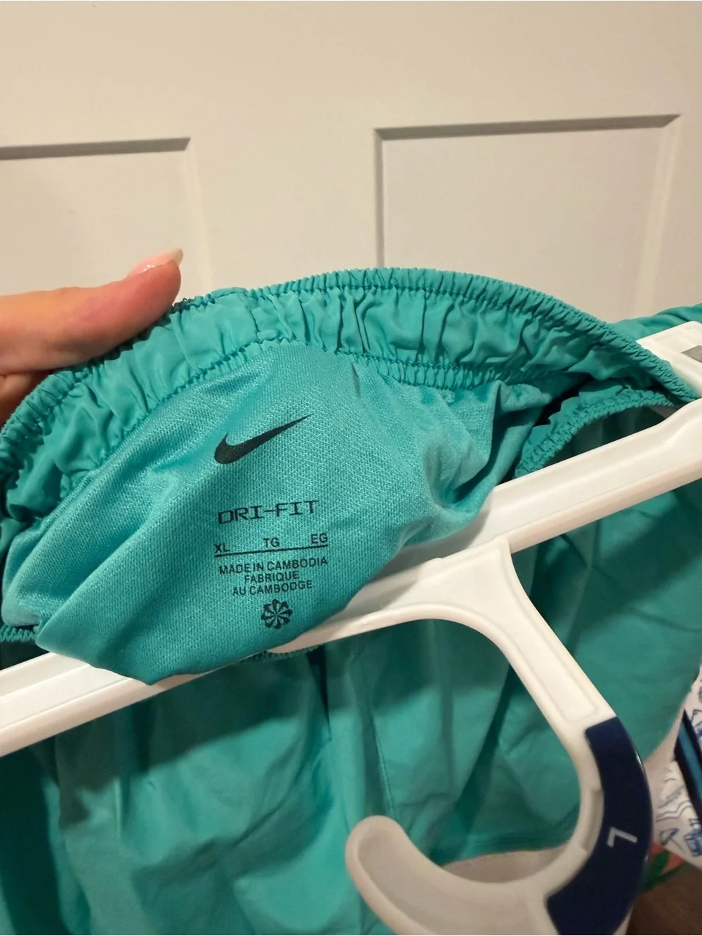Nike Women's Turquoise Athletic Shorts
